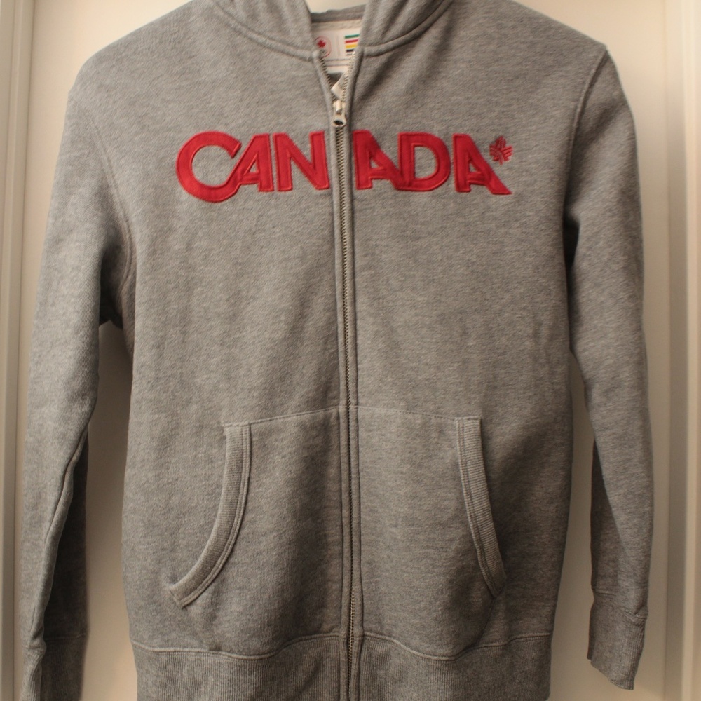 Hudsons's Bay Canada Full Zip Hoodie Boys 10/12